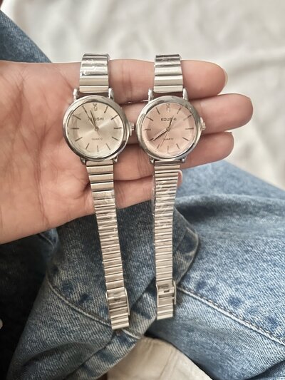ساعت مچى زنانه صفحه دايره طرح كوشى 