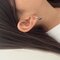 گوشواره حلقه اى نقره اى 