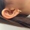 گوشواره حلقه اى آينه اى 