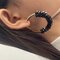 گوشواره حلقه اى مشكى
