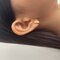 گوشواره ژوپينگ طرح مستطيل آينه اى 