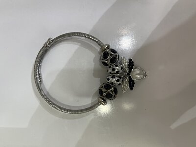 پاندورا طرح سنجاقك نقره اى 