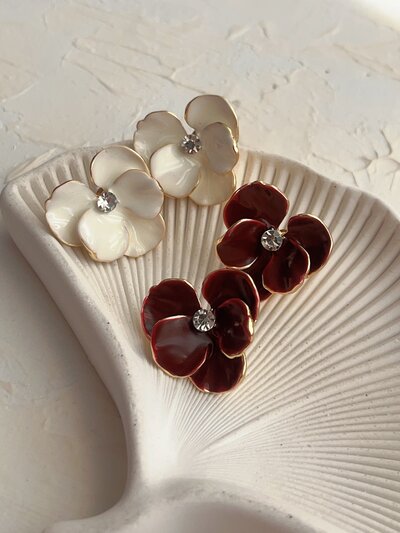گوشواره طرح گل 