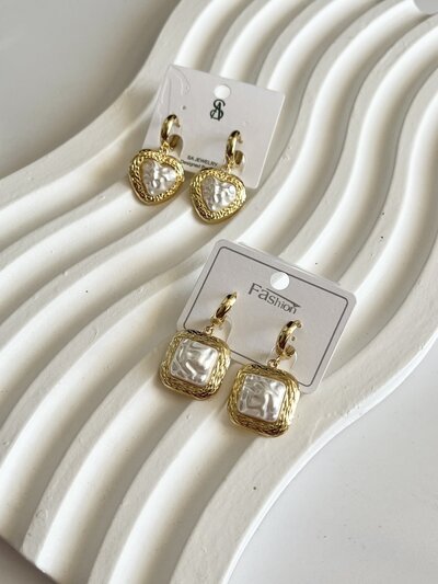 گوشواره طرح مرواريد 