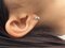 گوشواره حلقه اى نقره اى