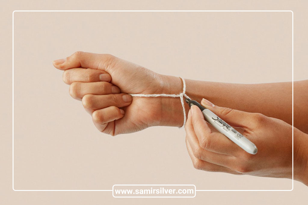 استفاده از نخ یا روبان